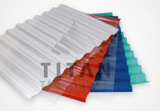 Polycarbonate trapeze gritty SPECIAL 0.8mm GR76 UV2, EM from TITAN-Tatraplast