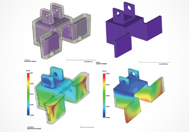 Reduce deformation and defects of molded parts using Moldflow Part 2.