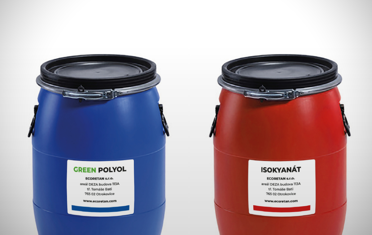 The company ECORETAN s.r.o. developed and patented a new method of chemical recycling of PUR waste