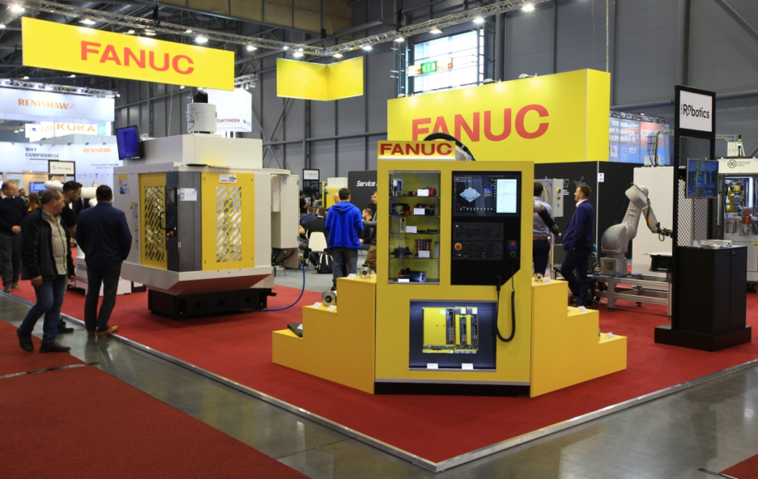FANUC: After the historically largest stand at MSV, this year in 2 pavilions and with parteres