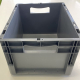 Plastic Euro crate gray SCHFER ELB 4220
