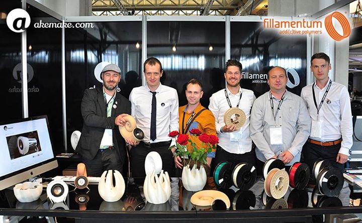 Fillamentum & Akemake na  3D Printshow London 2014
