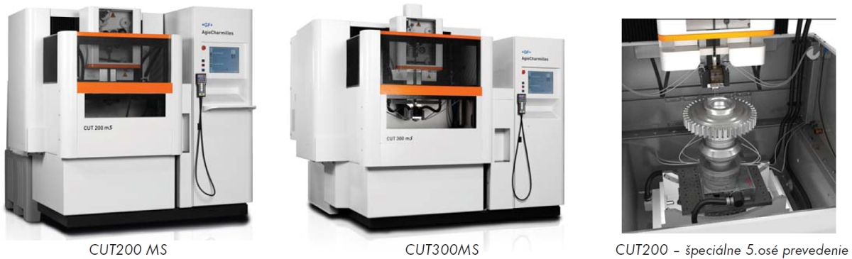 CUT200 MS, CUT300MS, CUT200 – špeciálne 5.osé prevedenie