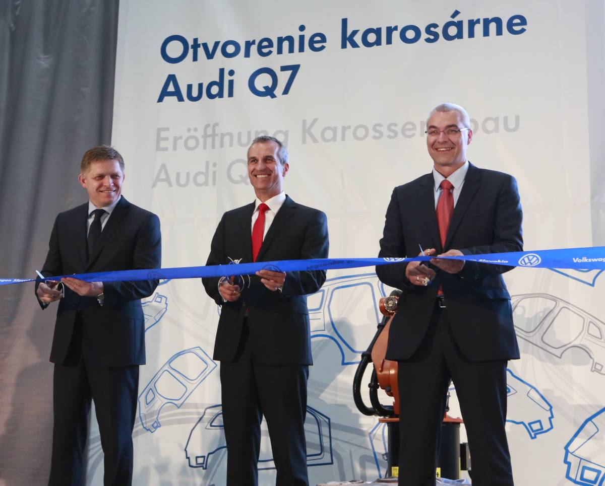 Volkswagen Slovakia spustil výrobu v novej karosárni Audi Q7