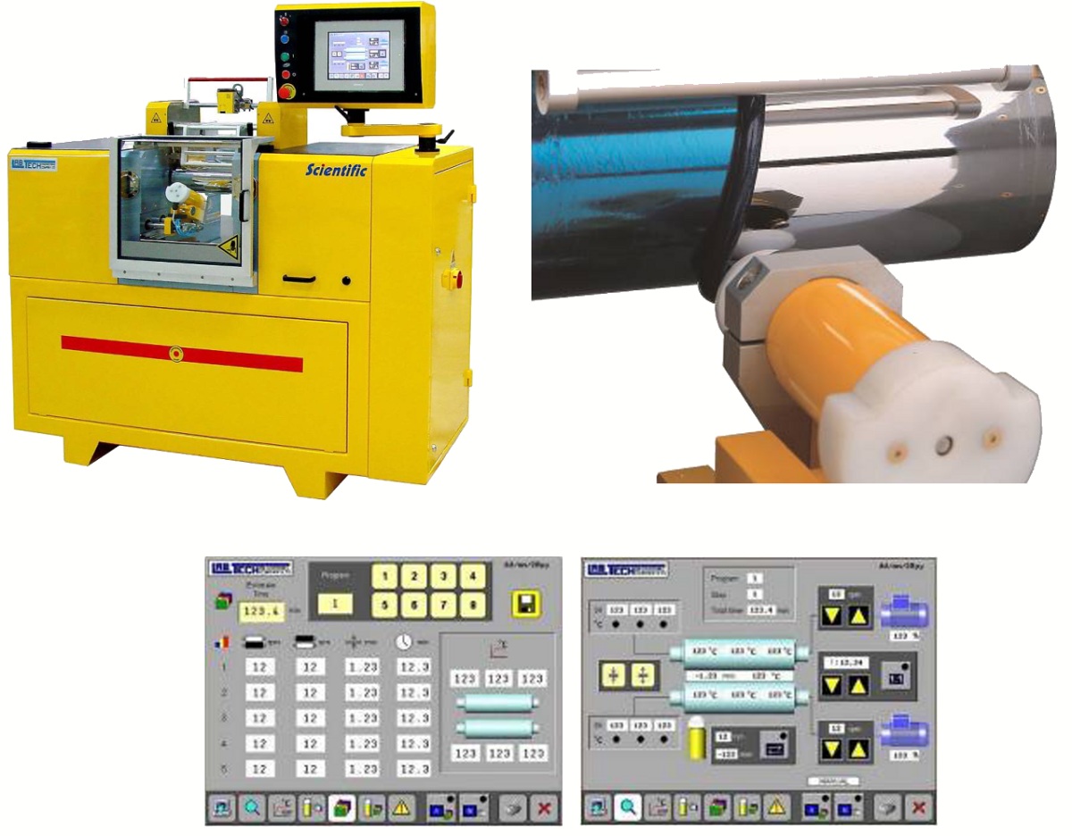 Hands Free fully Automatic Two-Roll Mill with batch roll over device