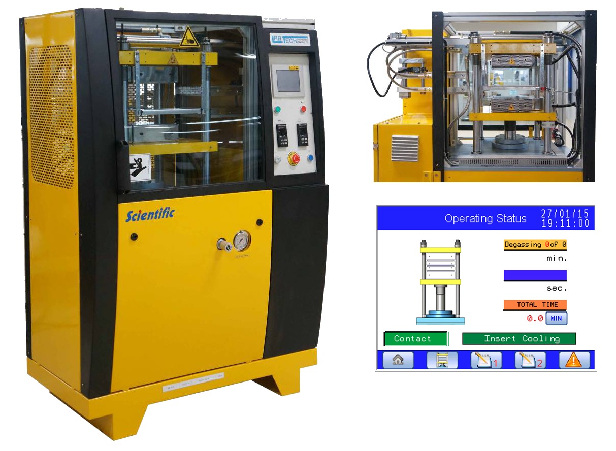 Automatic Hydraulic Press with insert cooling system