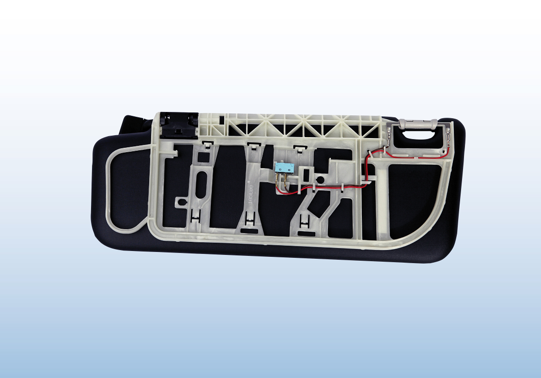 Inside frame - sun visor - used in Mercedes Benz C-Class