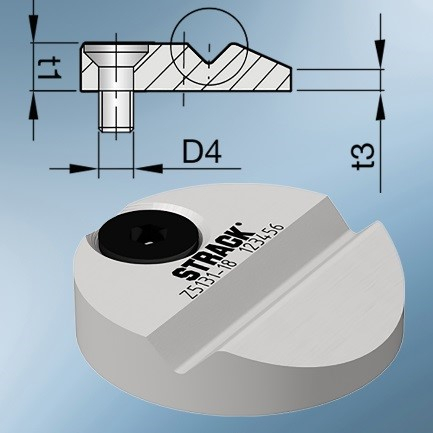 STRACK locking plates for slide holding devices