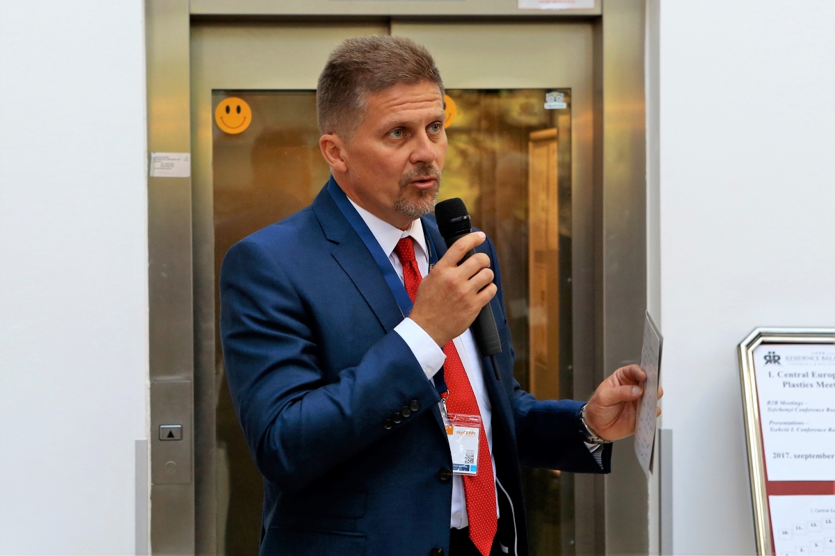 László Büdy from the company MyCeppi opened the meeting László Büdy from the company MyCeppi opened the meeting
