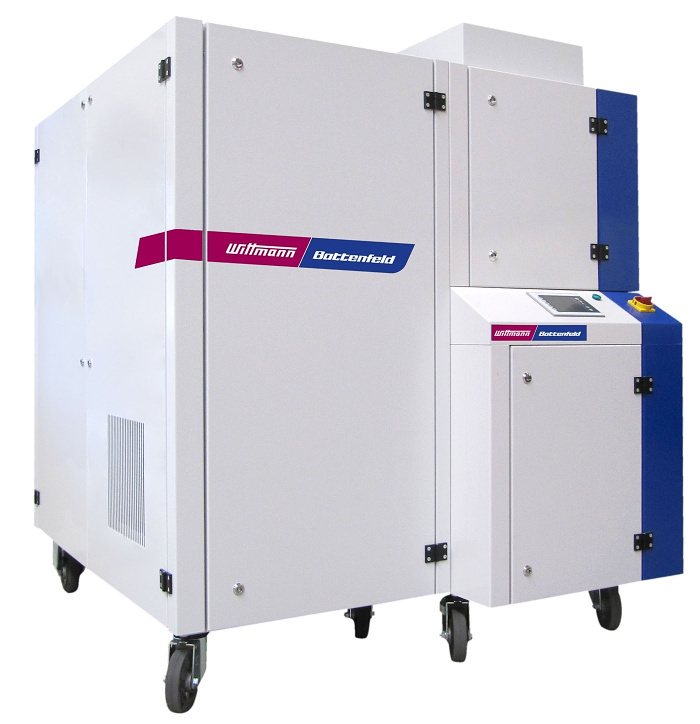Compressor and nitrogen generator unit for the AIRMOULD® internal gas pressure process Compressor and nitrogen generator unit for the AIRMOULD® internal gas pressure process