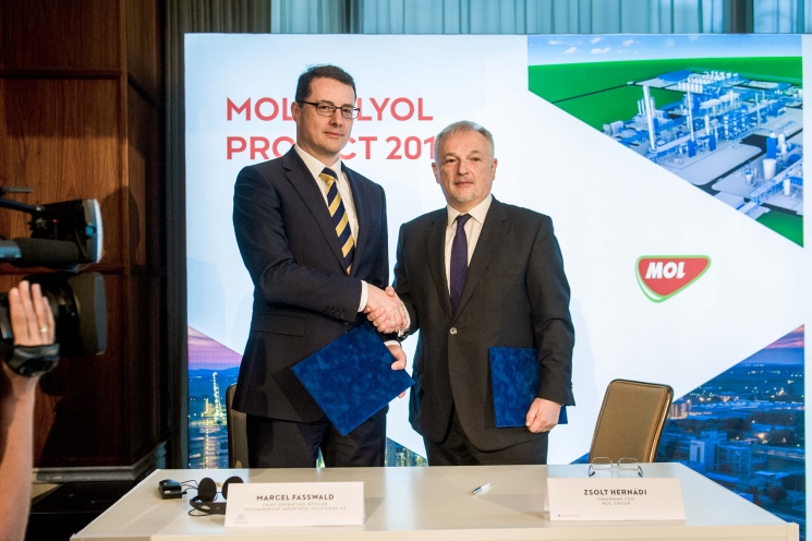 O projekte Polyol je rozhodnuté, Skupina MOL uzavrela so spoločnosťou thyssenkrupp zmluvy o inžinieringu, nákupe a výstavbe O projekte Polyol je rozhodnuté, Skupina MOL uzavrela so spoločnosťou thyssenkrupp zmluvy o inžinieringu, nákupe a výstavbe