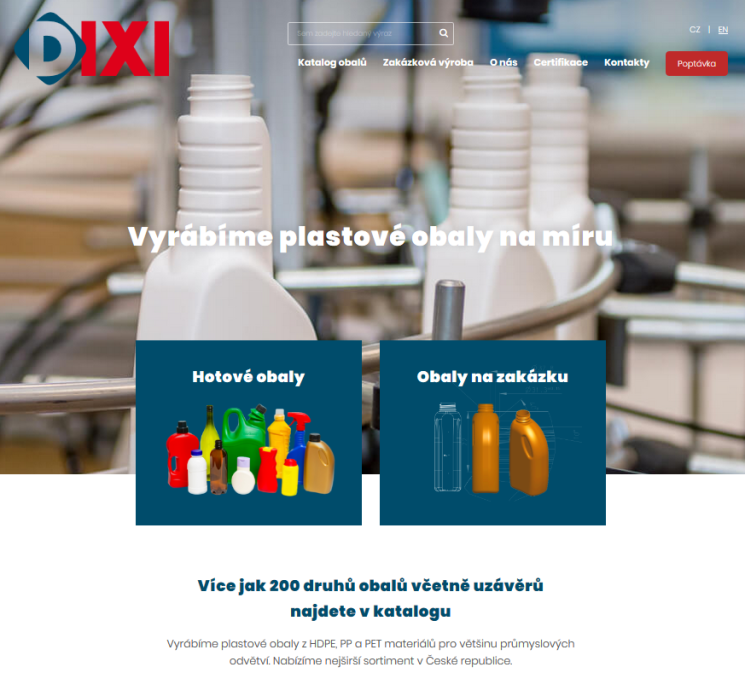 DIXI, výroba plastových obal a.s.