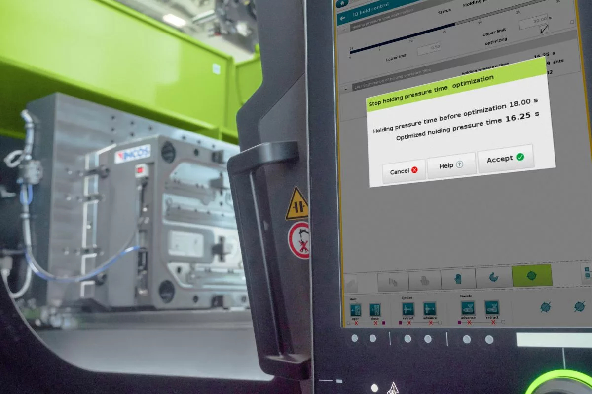 ENGEL - injection molding machines, assistant iQ hold control