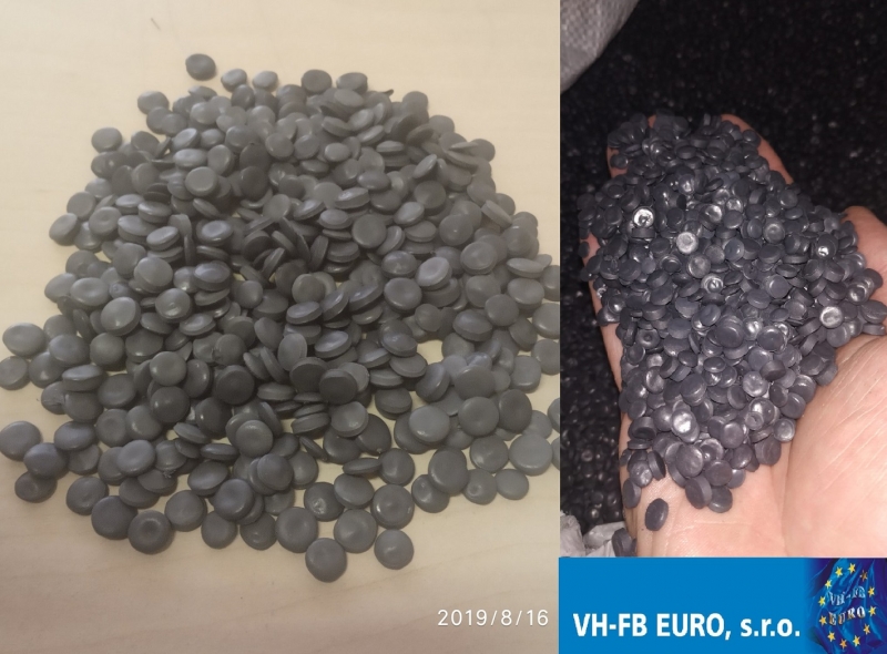 LDPE regranulate black