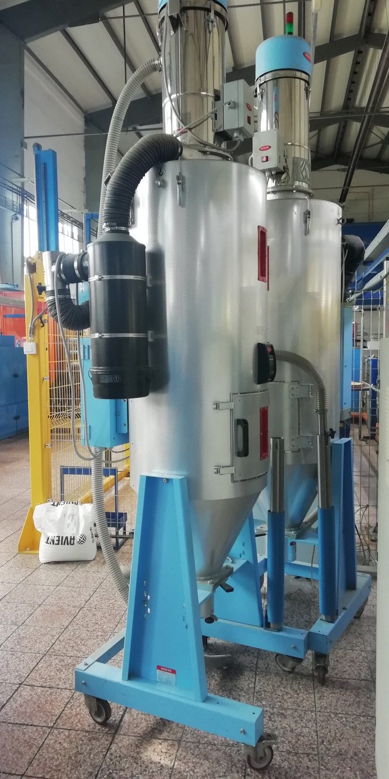 Granulate dryer Moretto, complet 2 pcs