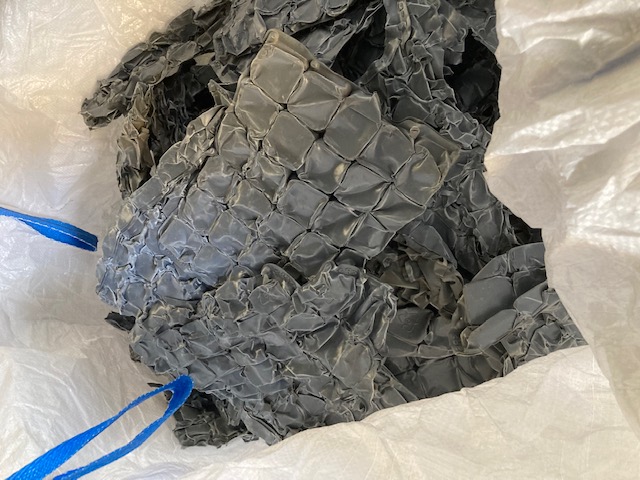 Separated waste, possibility of  regrind