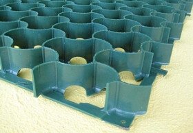 KOS and ECORASTER - Grass plastic system is made up of TRAPLAST