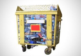 Development of quantity waste from plastic packing