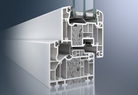 Plastic windows and doors in exclusive metallic shades