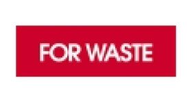 FOR WASTE & WATER
