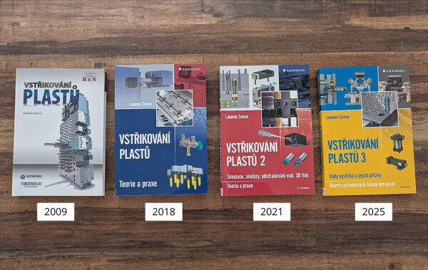Ing. Lubomír Zeman – Renowned author in the plastics industry publishes his fourth technical book Vstřikování plastů 3